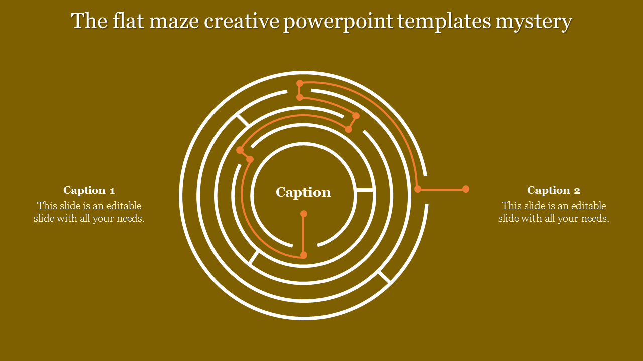 creative powerpoint templates-The flat maze creative powerpoint templates mystery-Style 1